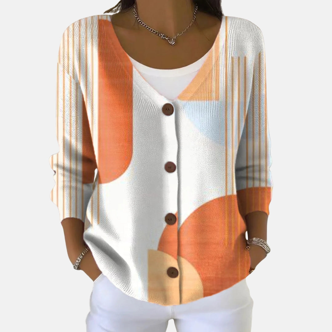 Destiny | Patterned Button Cardigan