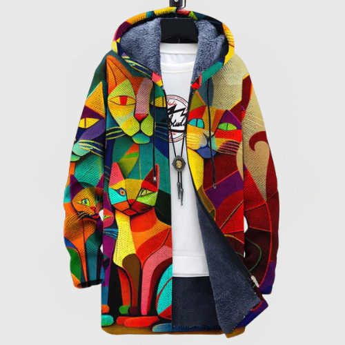 Aria | Colorful Hooded Jacket