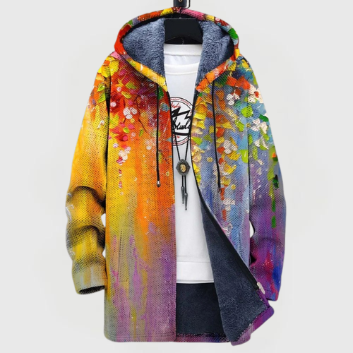 Greta | Colorful Hooded Jacket