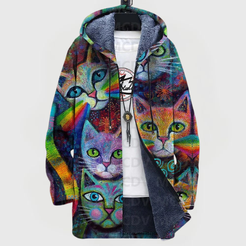 Cara | Colorful Hooded Jacket