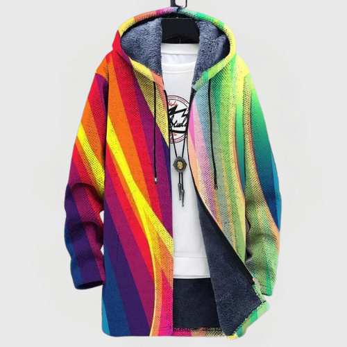 Emilia | Colorful Hooded Jacket