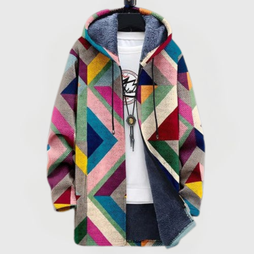 Maya | Colorful Hooded Jacket