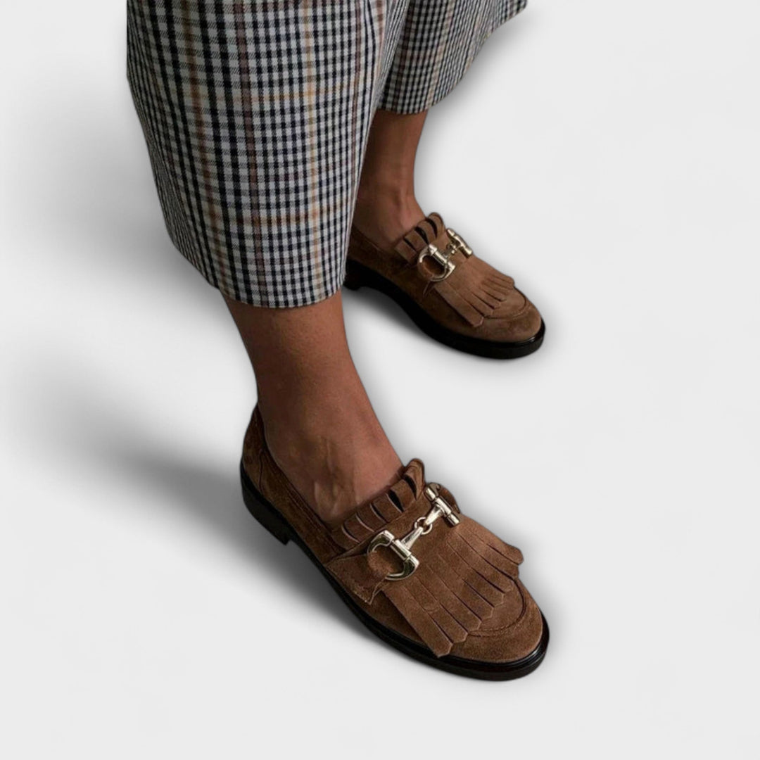 Ingrid | Brown Loafers With Round Toe