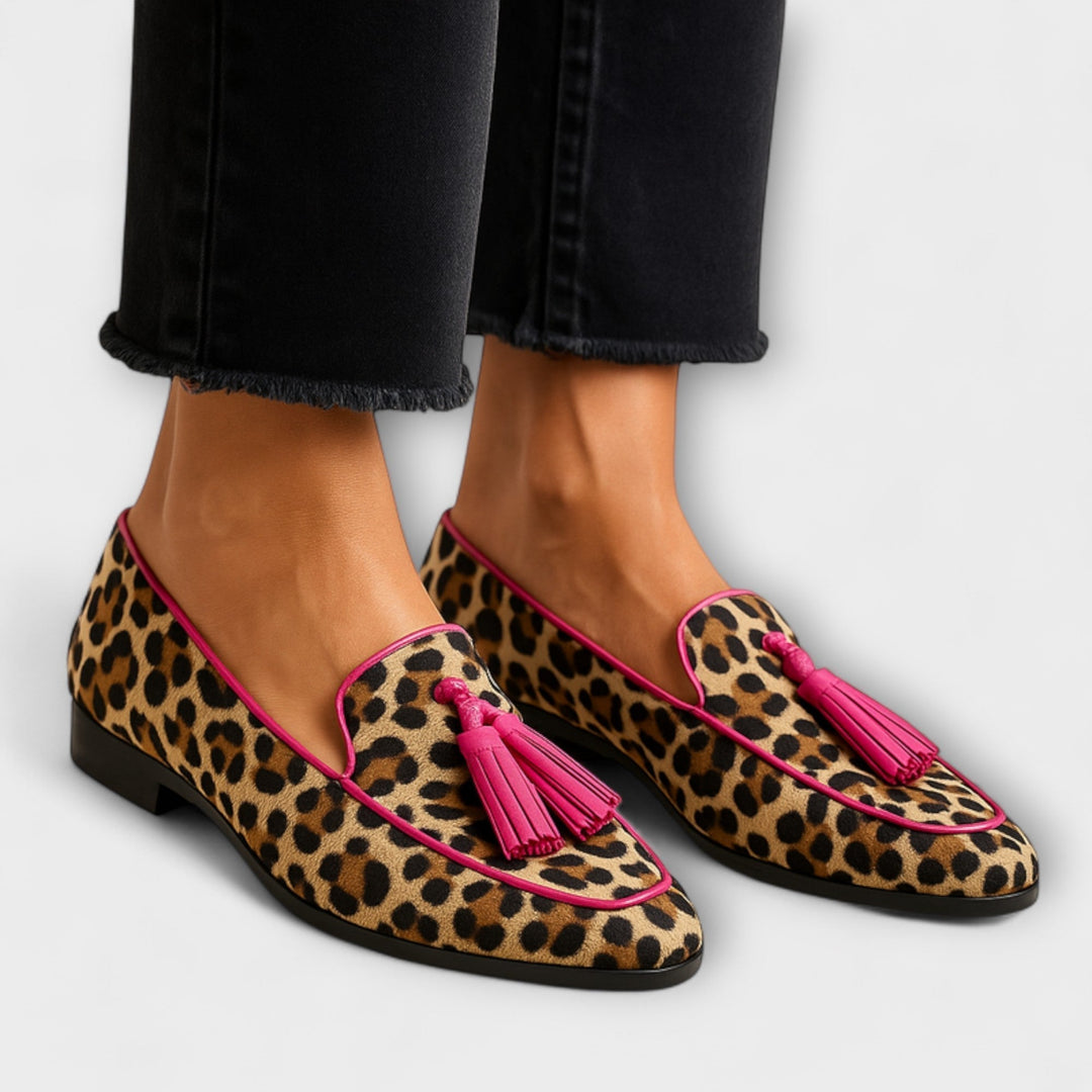 Linda | Tassel Accent Loafers