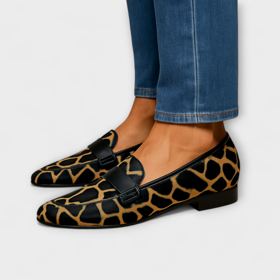 Melanie | Leopard Loafers