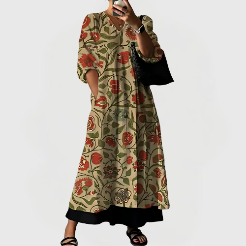Nina | Elegant Printed Dress