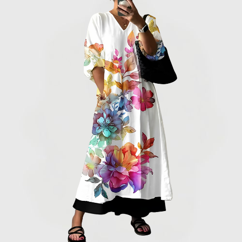 Samantha | Elegant Printed Dress
