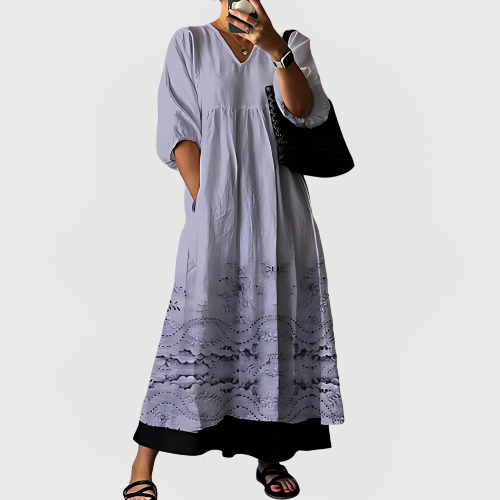Dorothy | Elegant Printed Dress