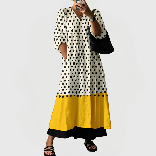 Estella | Elegant Printed Dress