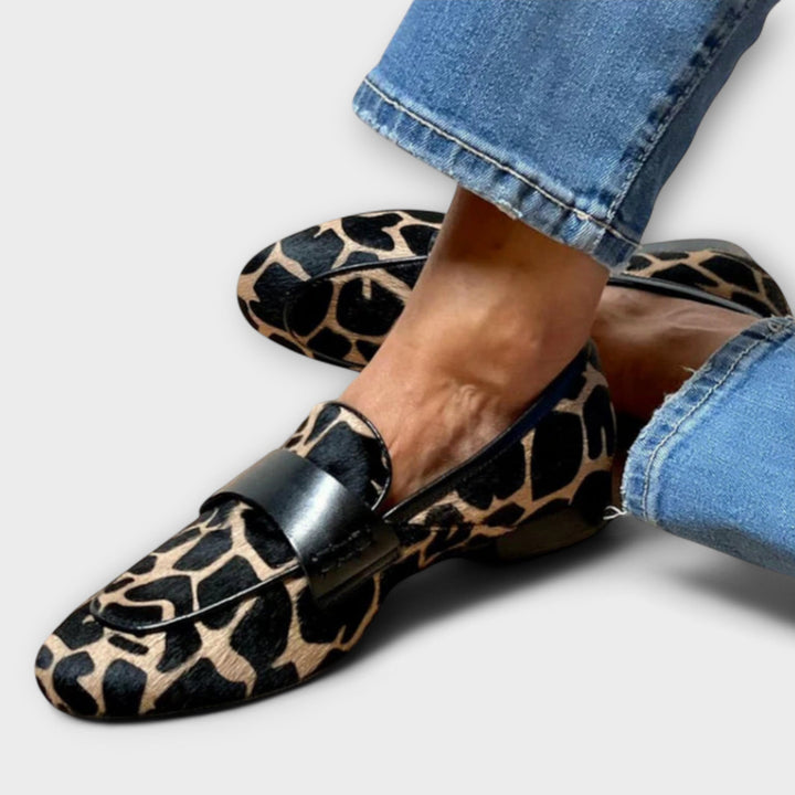 Angela | Leopard Print Loafers