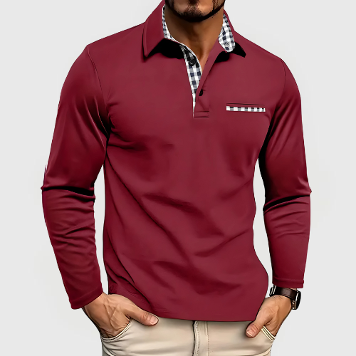 Conor | Long Sleeve Polo Shirt