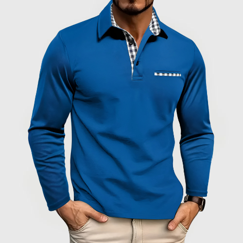 Conor | Long Sleeve Polo Shirt