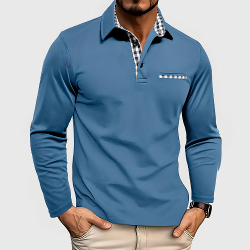 Conor | Long Sleeve Polo Shirt