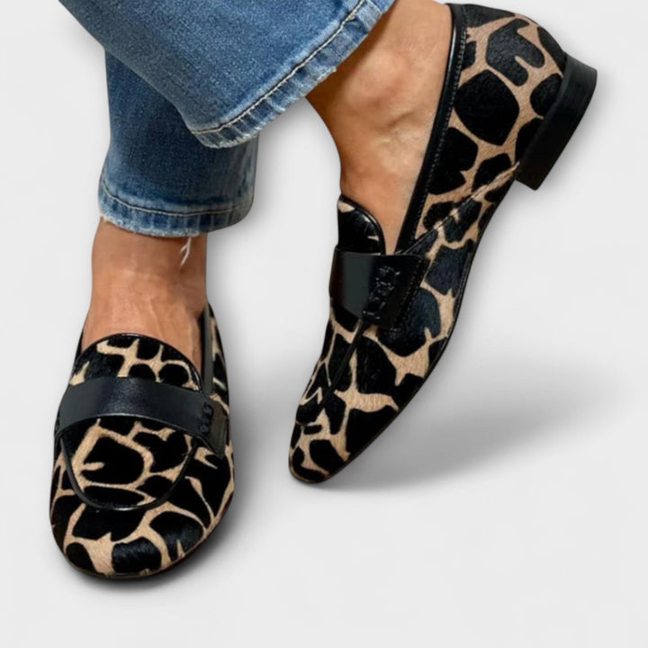 Angela | Leopard Print Loafers