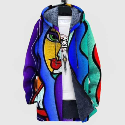Cecilia | Colorful Hooded Jacket