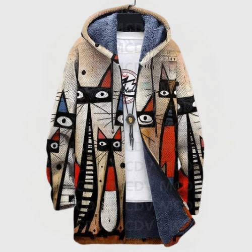 Leah | Colorful Hooded Jacket