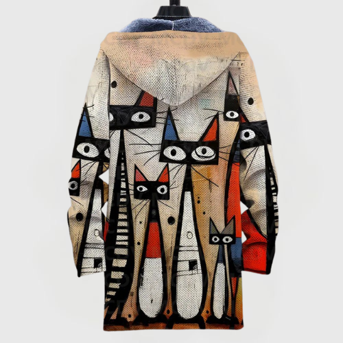 Leah | Colorful Hooded Jacket