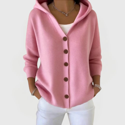 Heidi | Buttoned Hoodie Cardigan