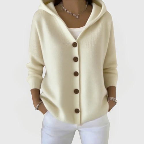Heidi | Buttoned Hoodie Cardigan