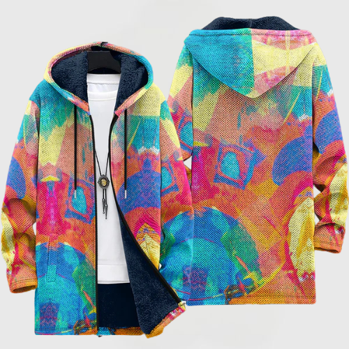 Angelica | Colorful Hooded Jacket