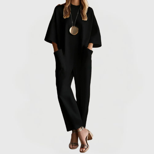 Hazel | Relaxed Wide-Leg Jumpsuit