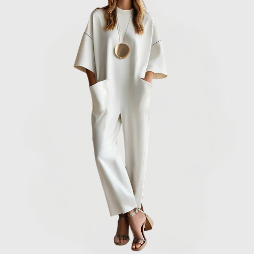 Hazel | Relaxed Wide-Leg Jumpsuit