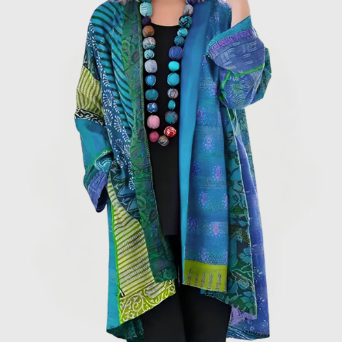 Eleanor | Artistic Patchwork Cardigan