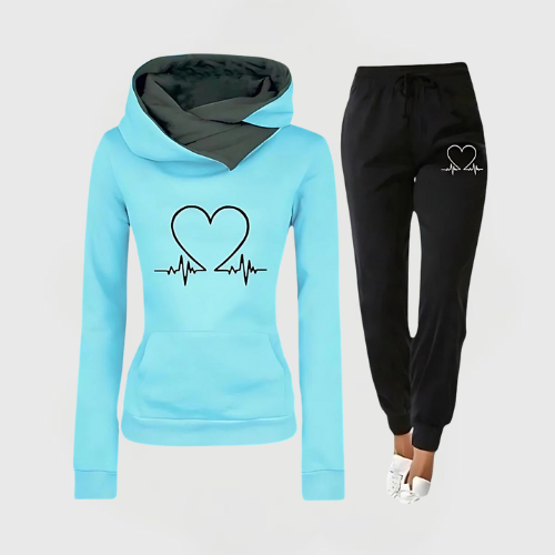 Gemma | Heartbeat Hoodie Set