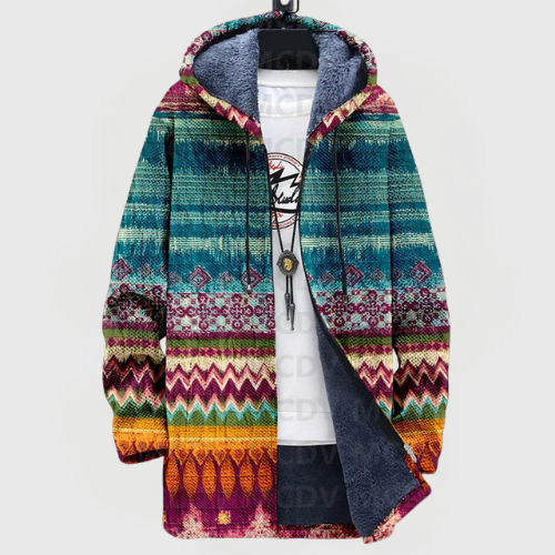 Lilian | Colorful Hooded Jacket