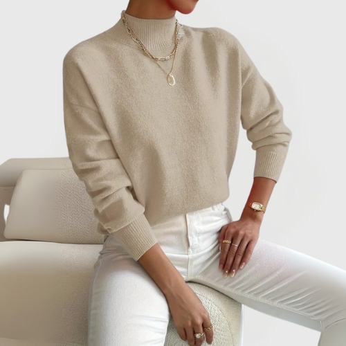 Patricia | Classic High-Neck Sweater